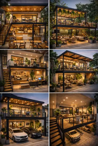 Mezannine Cafe Modern di Medan Satria