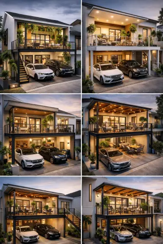 Mezannine Teras Rumah Keren di Medan Satria